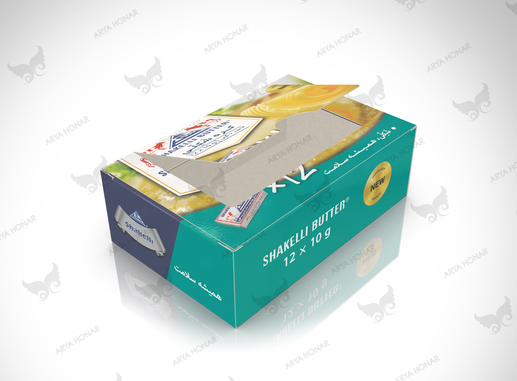 نمونه بسته بندی مواد غذایی تولید شده توسط شرکت چاپ و بسته بندی آریا هنر